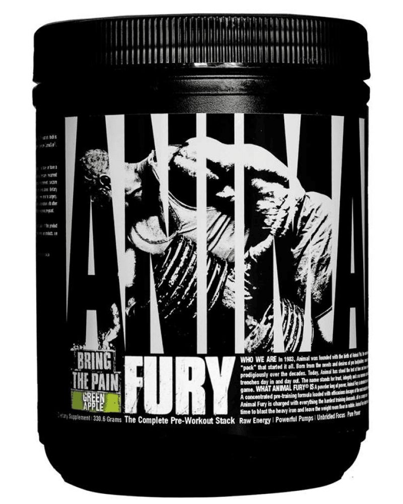 Animal Fury 20 servings Green Apple