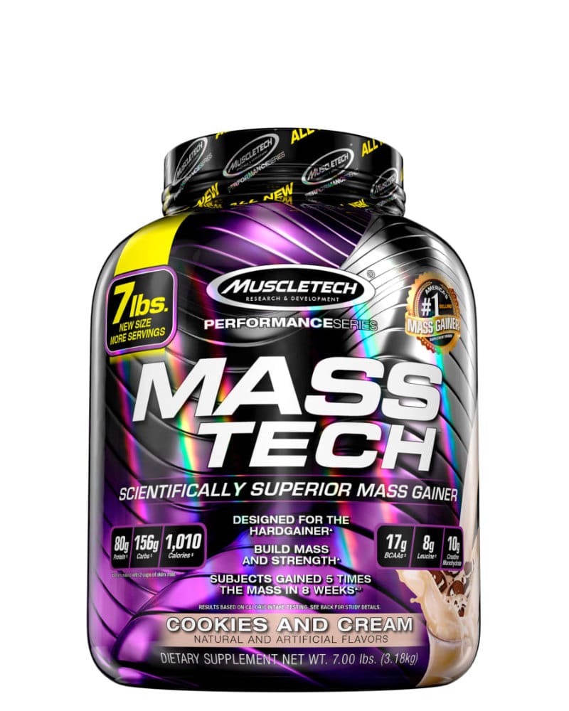MuscleTech Mass Tech – 3,18 kg cookies & cream