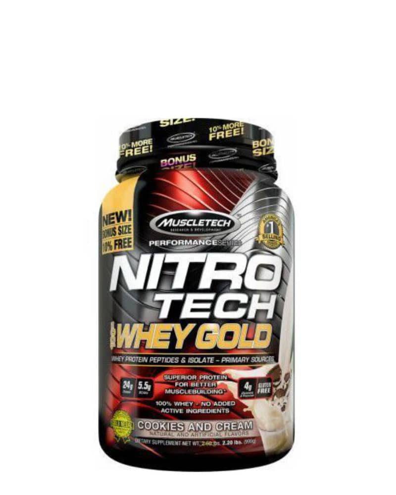 MuscleTech Nitro Tech 100% Whey Gold – 1 kg cookies cream