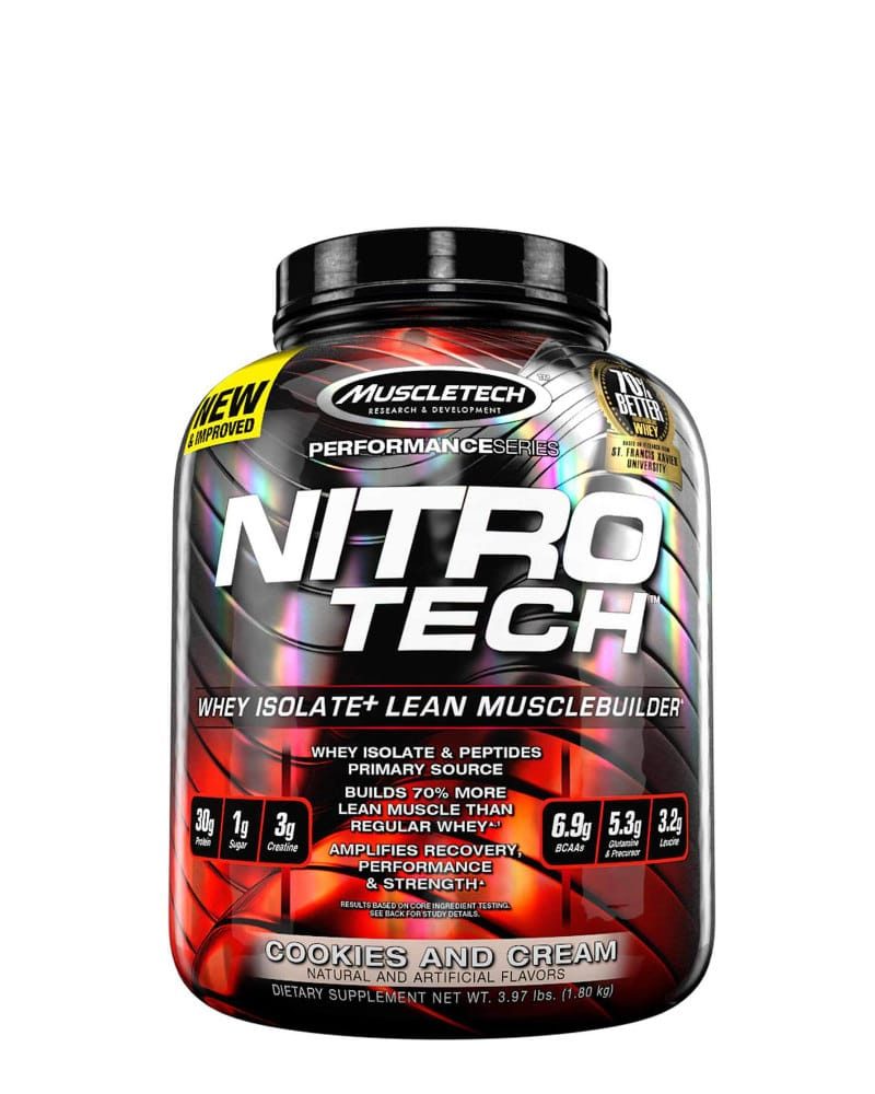 MuscleTech Nitro Tech Performance – 1,81 kg cookies & cream