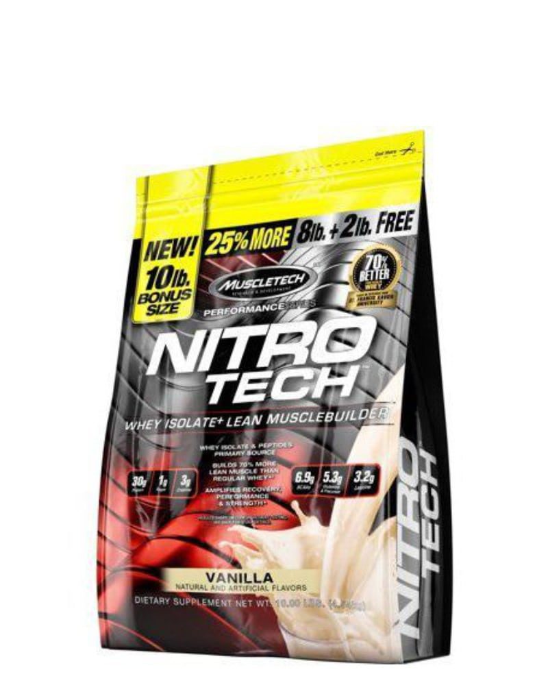 MuscleTech Nitro Tech Performance – 4,54 kg vanilla