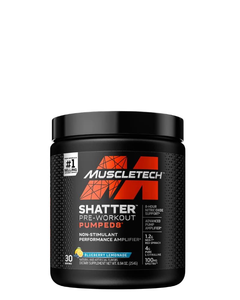 MuscleTech Shatter Pumped8 – 30 servings blueberry limonade