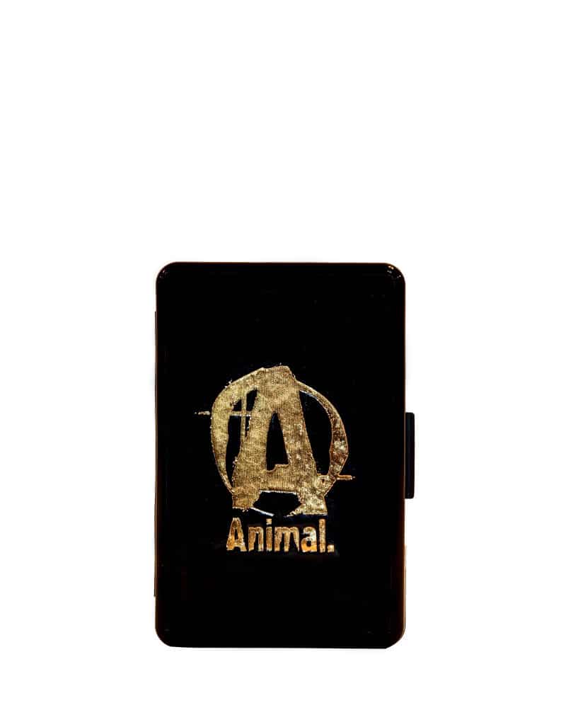 animal limitied editon gold pill case