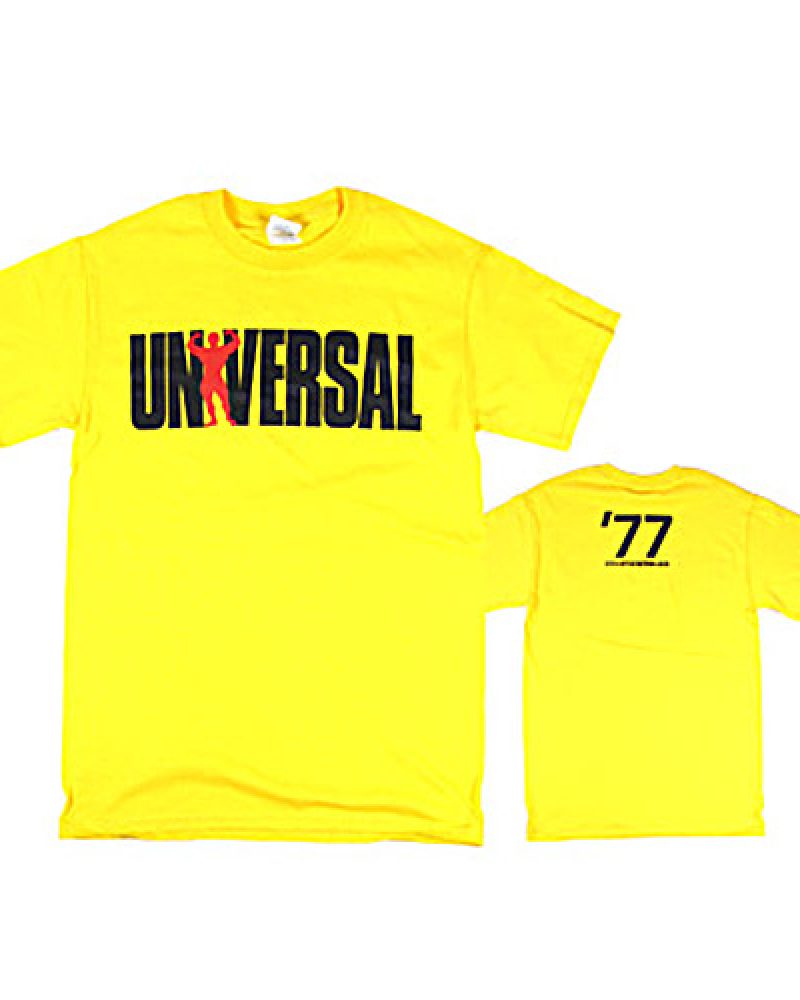 Universal Nutrition T-Shirt Universal `77 - Yellow