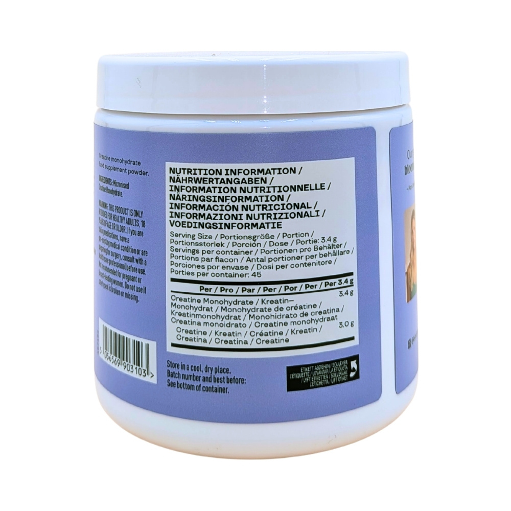 Bloom Creatine Monohydrate - 45 Servings 153g - Unflavored - imagine 2