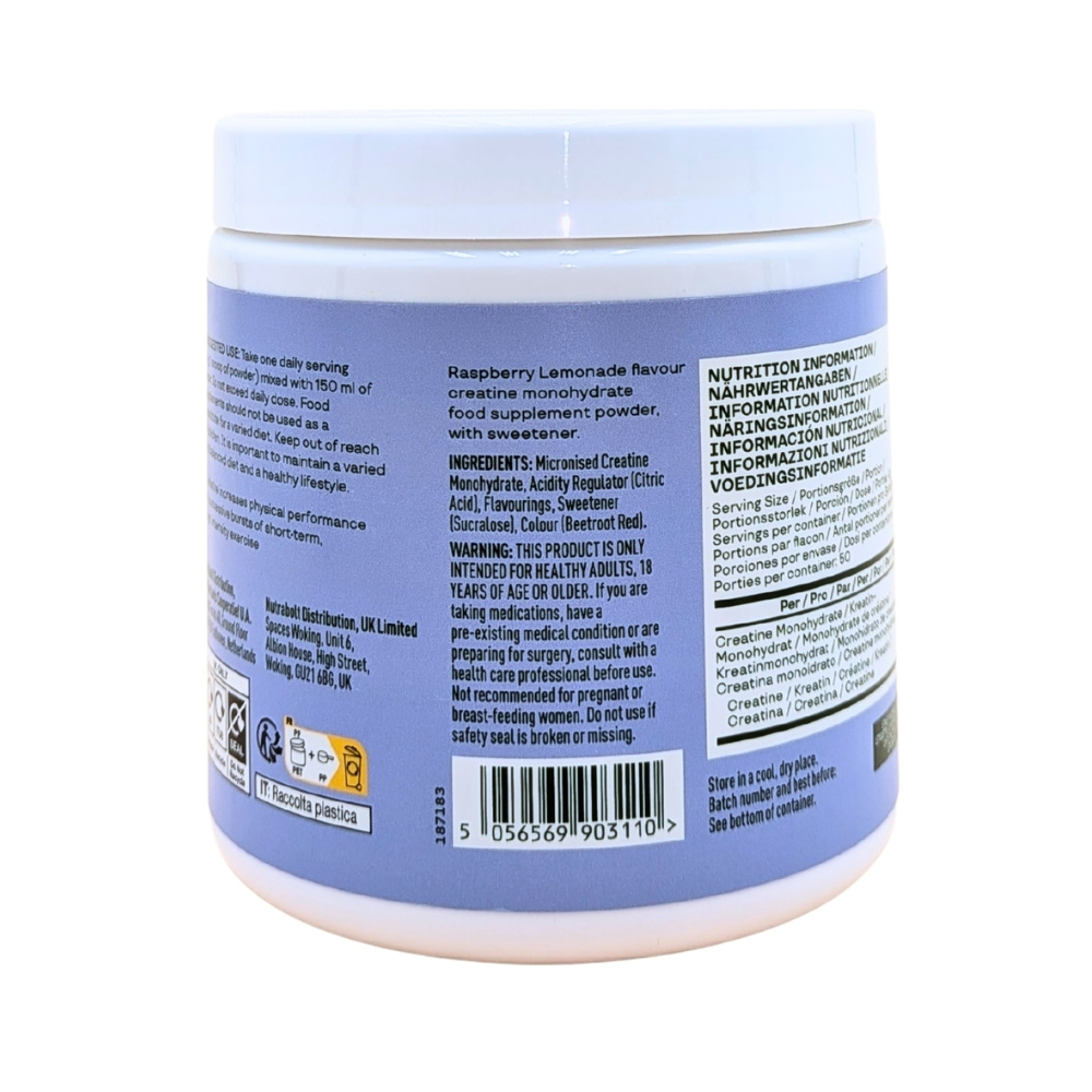 Bloom Creatine Monohydrate - 50 servings 203g - Raspberry Lemon - imagine 3