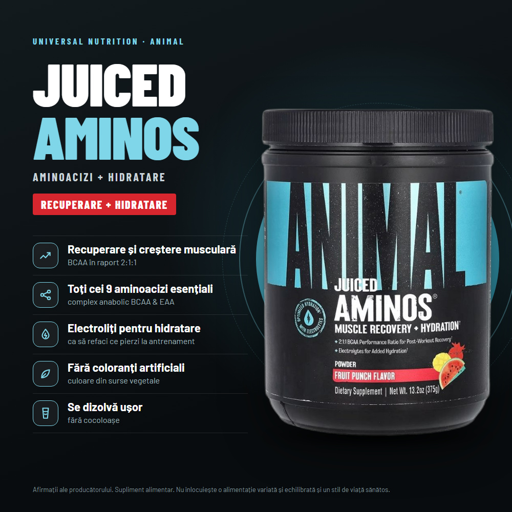 Universal Nutrition Animal Juiced Aminos + Hydration - 30 servings - Image 2