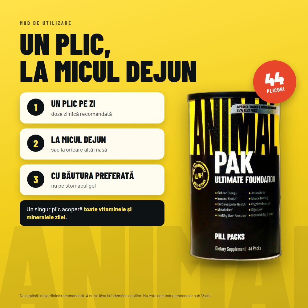 Universal Nutrition Animal Pak – 44 packs - imagine 4