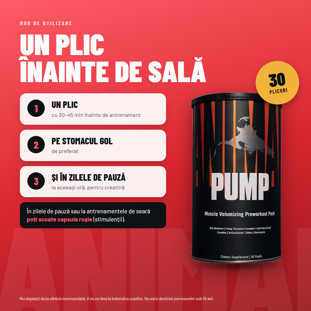 Universal Nutrition Animal Pump – 30 packs - imagine 3