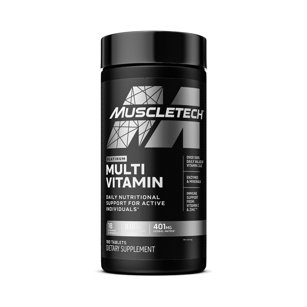 MuscleTech Platinum Multi Vitamin – 180 tablets